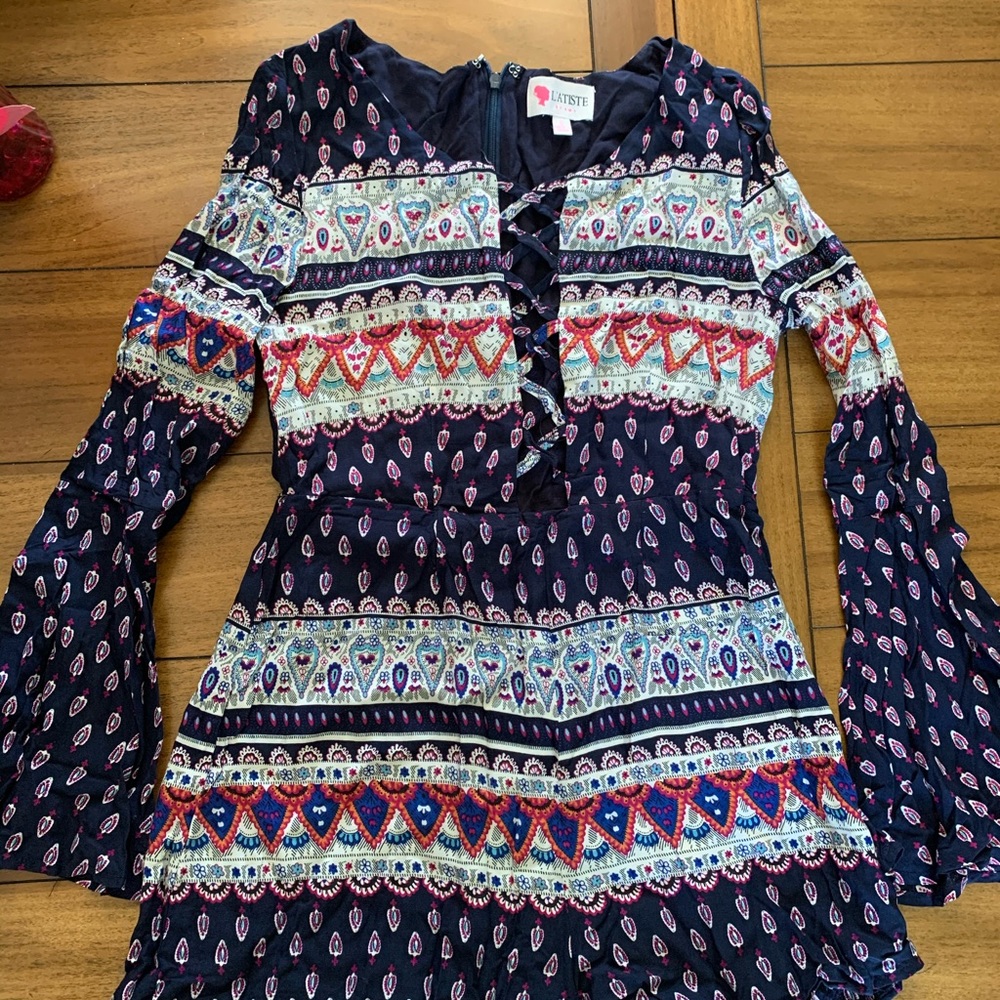 Long sleeve romper